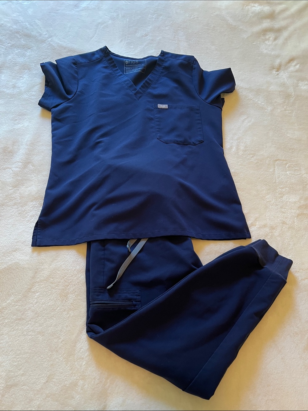 Figs Women's Scrub Set in Navy Blue